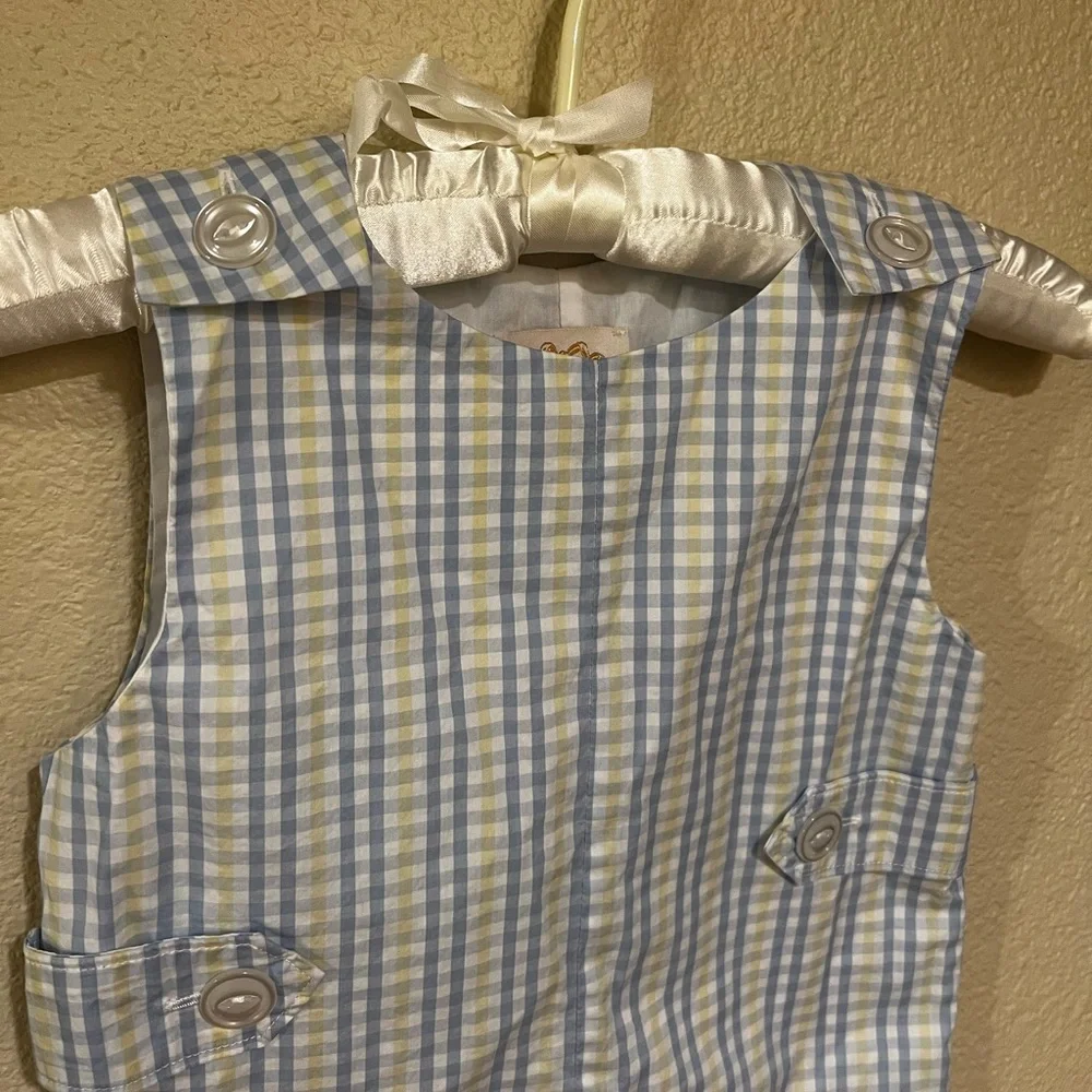 Beaufort Bonnet Company | TBBC | Blue and Yellow Checked Jon Jon